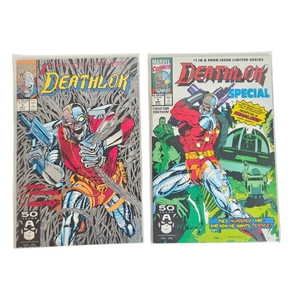 Deathlok #1 & Deathlok Special #1 Marvel Comics 1991 Lot of 2 Collector Issues